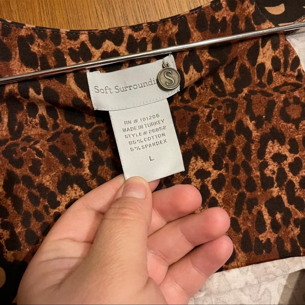 Soft Surrounding Leopard Print Woman's Classic Dr… - image 3